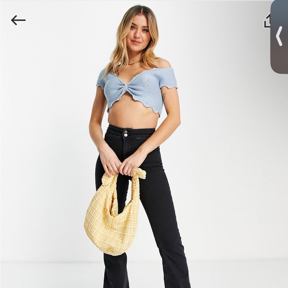 Miss Selfridge knit Crop